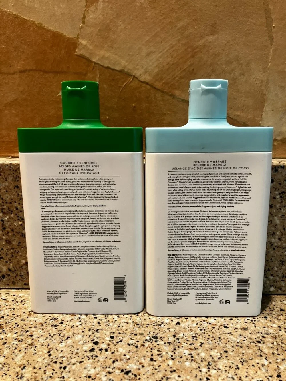 Drunk Elephant Hair Silkamino Shampoo & Cocomino Marula Cream Conditioner!! NEW - Picture 2 of 2